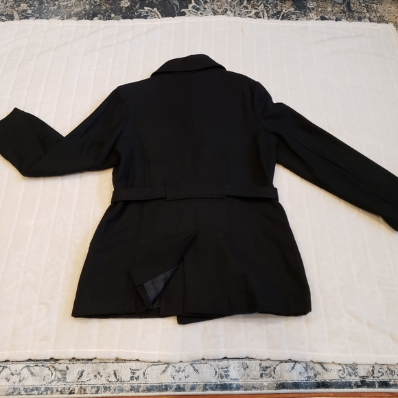 Classic Wool Blend Pea Coat - Picture 3 of 10